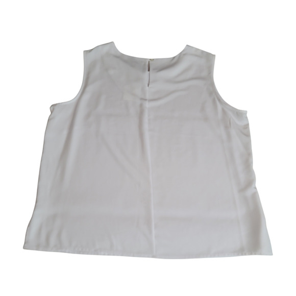 Notations White Blouse Classic Design Size 2X - Picture 4 of 10